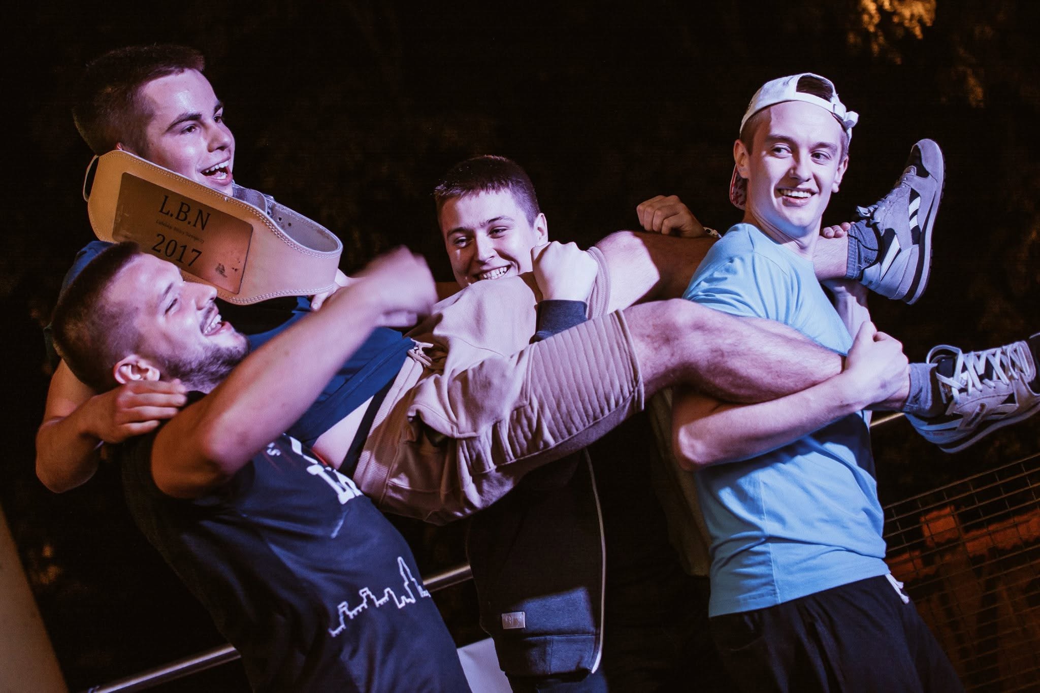 Uczestnicy jednego z pierwszych wydarzeń LBN Freestyle